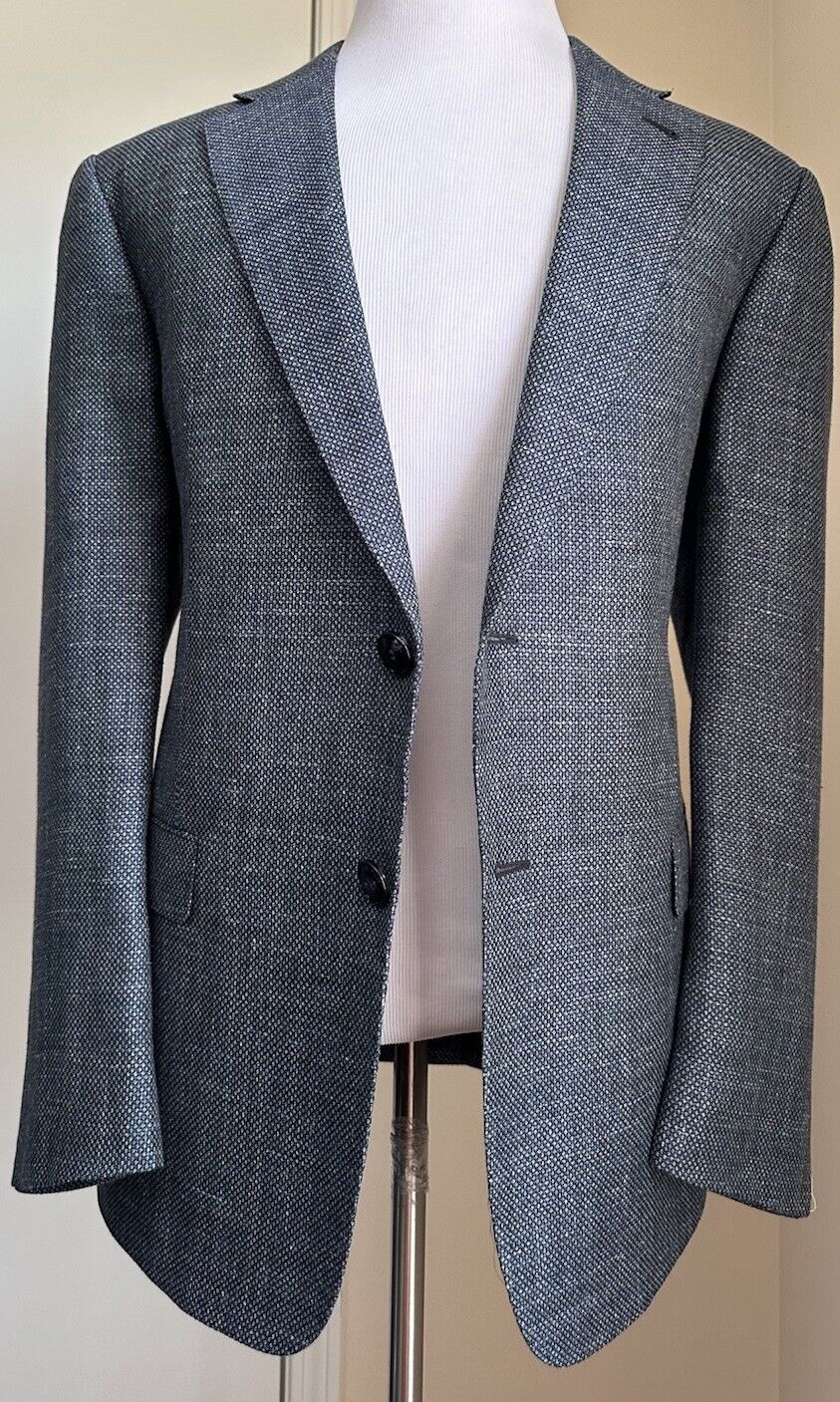 NWT $2495 Giorgio Armani Men Sport Coat Jacket Blazer Blue 46R US/56R Eu Italy