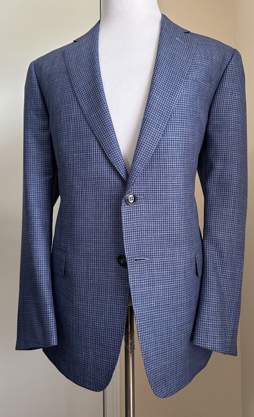 Giorgio Armani Men Sport Coat Jacket Blazer Blue 46R US/56R Eu Italy New $2595