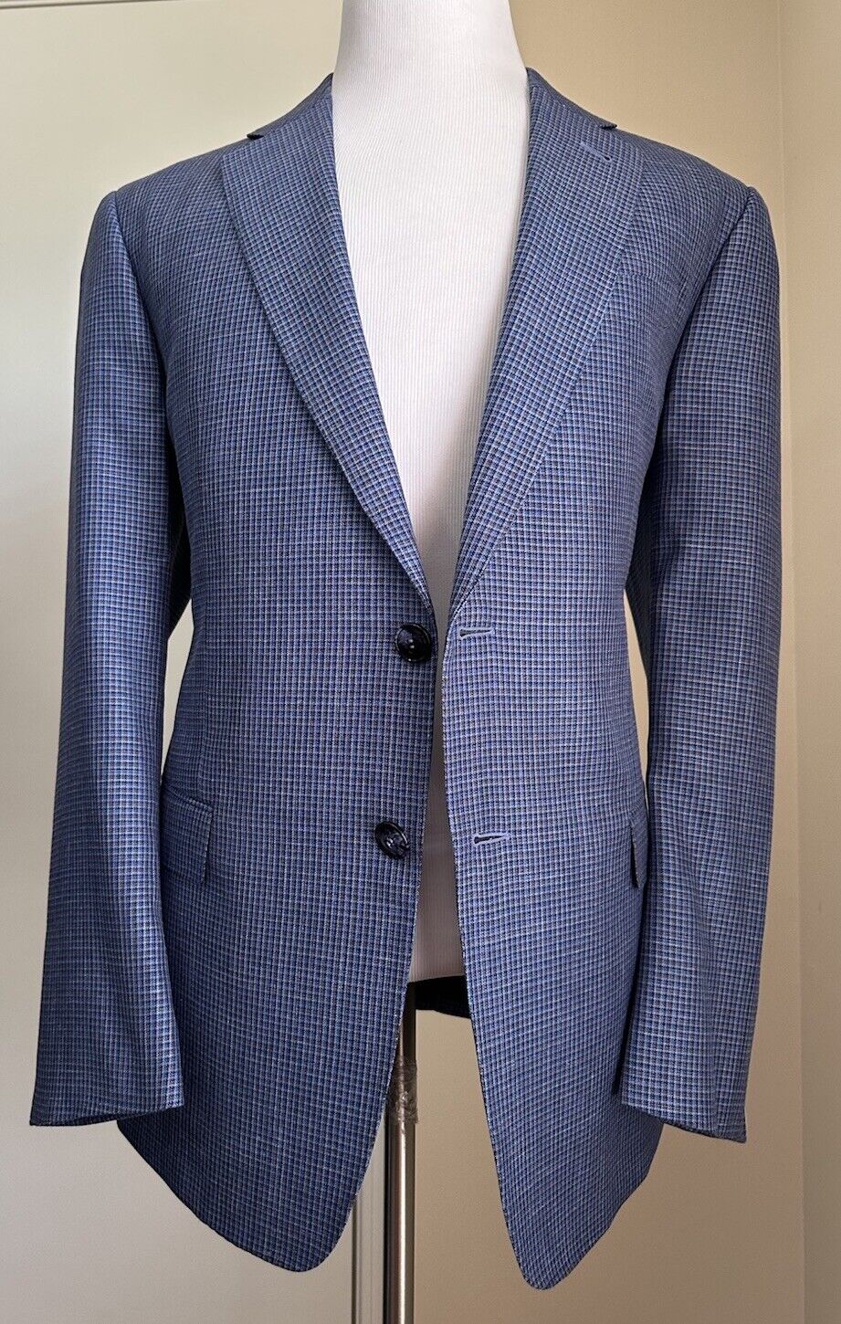 Giorgio Armani Men Sport Coat Jacket Blazer Blue 46R US/56R Eu Italy New $2595