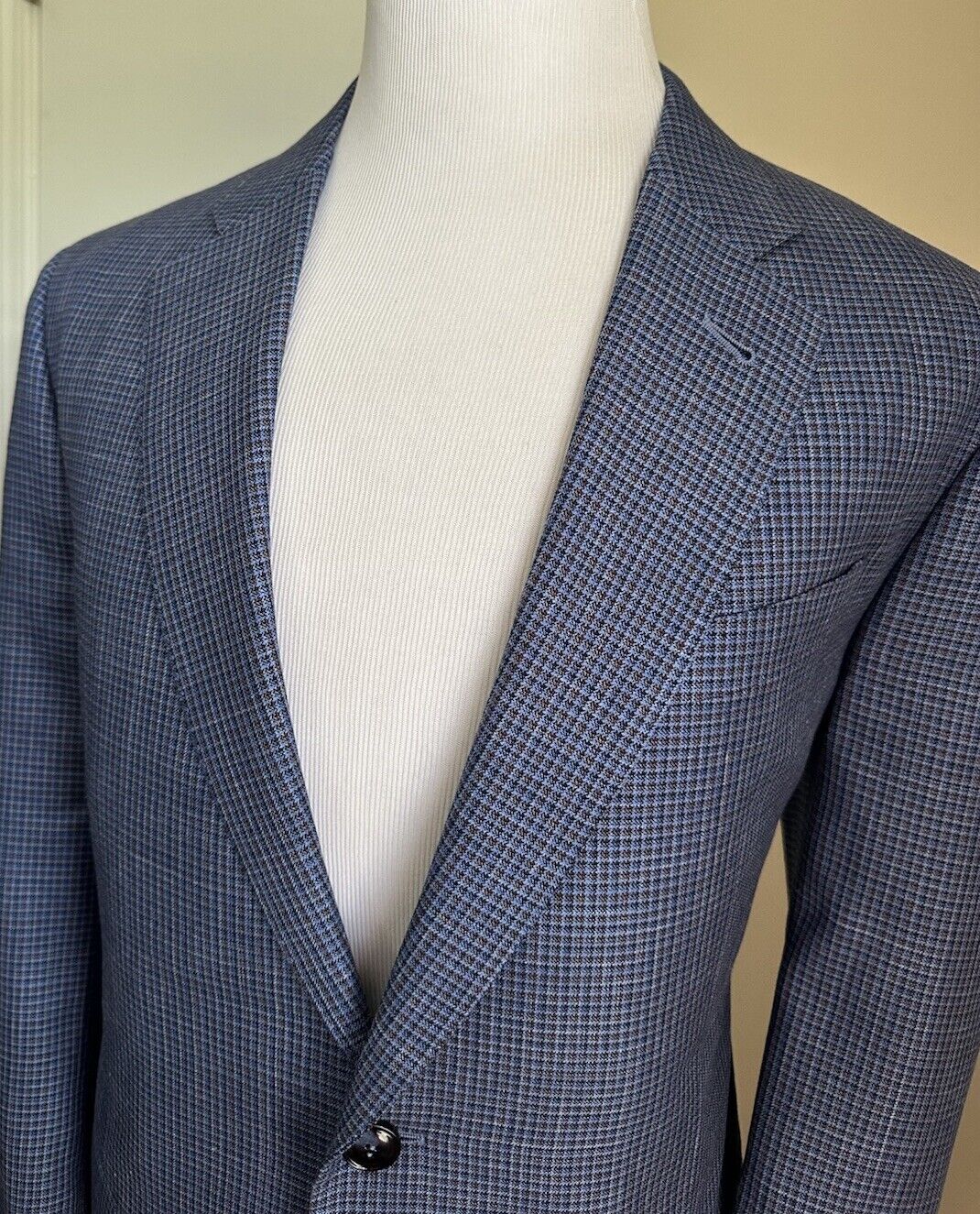 Giorgio Armani Men Sport Coat Jacket Blazer Blue 46R US/56R Eu Italy New $2595