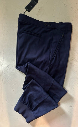 Giorgio Armani Mens Jogging Pants Navy 40 US/56 Eu Italy New $1295