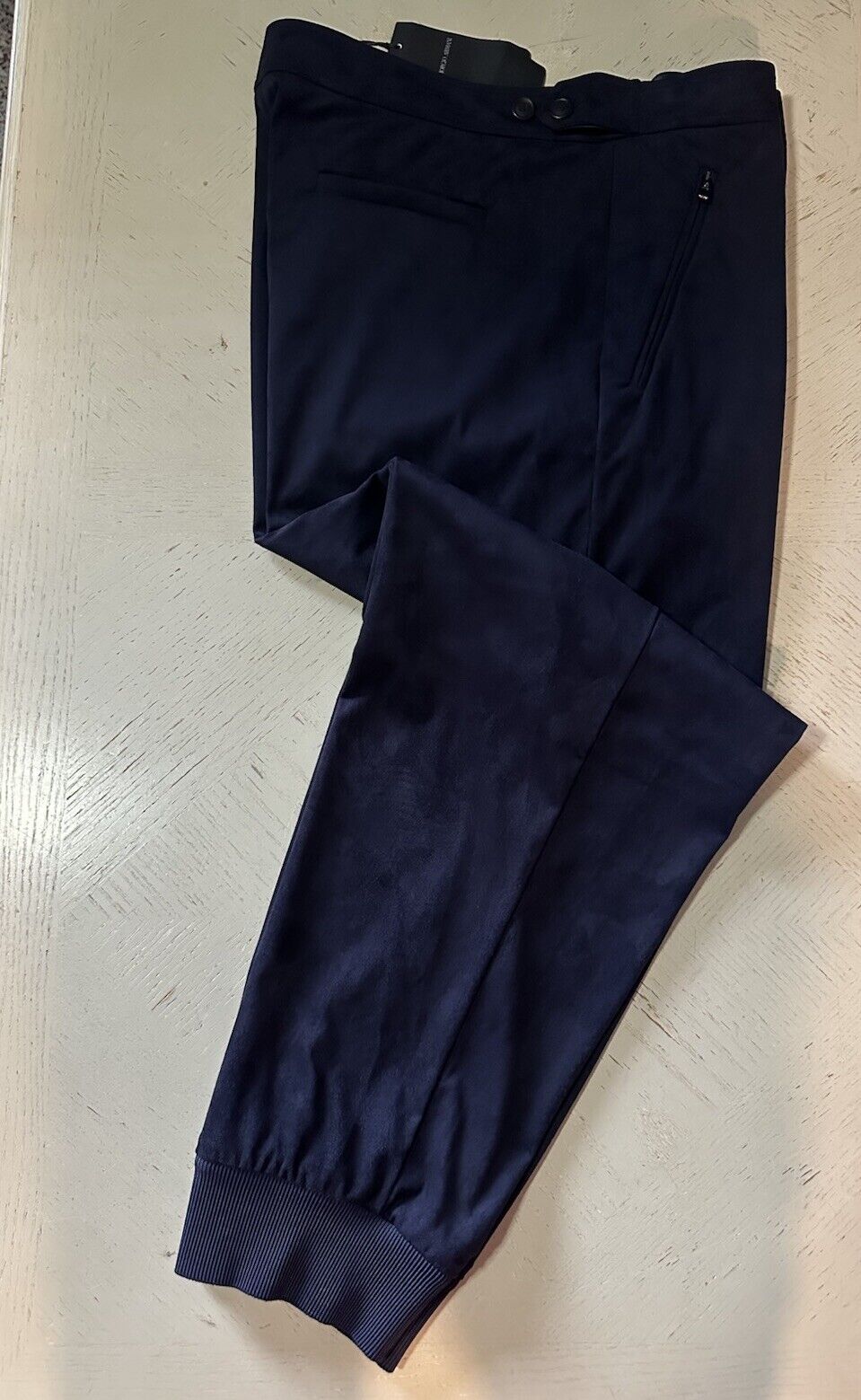 Giorgio Armani Mens Jogging Pants Navy 40 US/56 Eu Italy New $1295