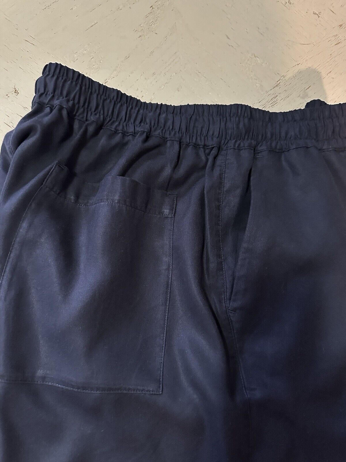 Giorgio Armani Men Drawstring Bermuda Short Pants Navy 34 US/50 Eu NWT $625