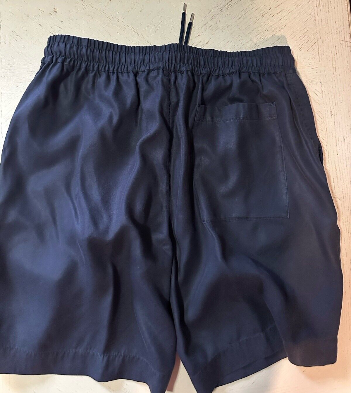 Giorgio Armani Men Drawstring Bermuda Short Pants Navy 34 US/50 Eu NWT $625