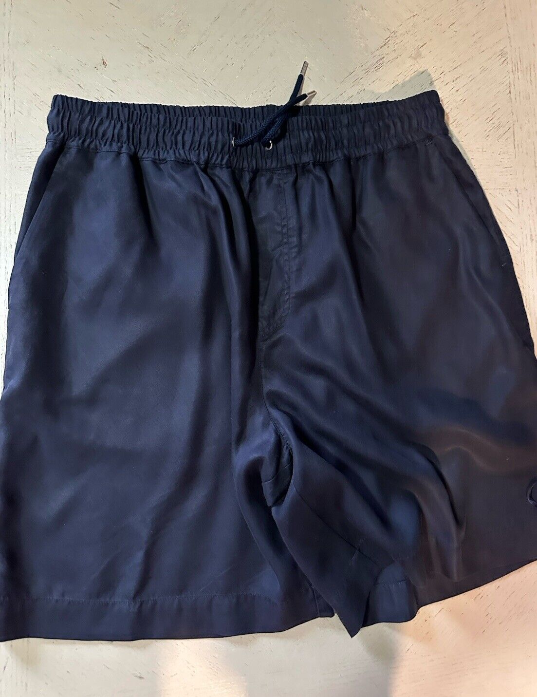 Giorgio Armani Men Drawstring Bermuda Short Pants Navy 34 US/50 Eu NWT $625