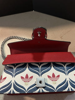 Gucci Adidas Dionysus Brand Shoulder Bag Blue/Red/White 499623 New $3500