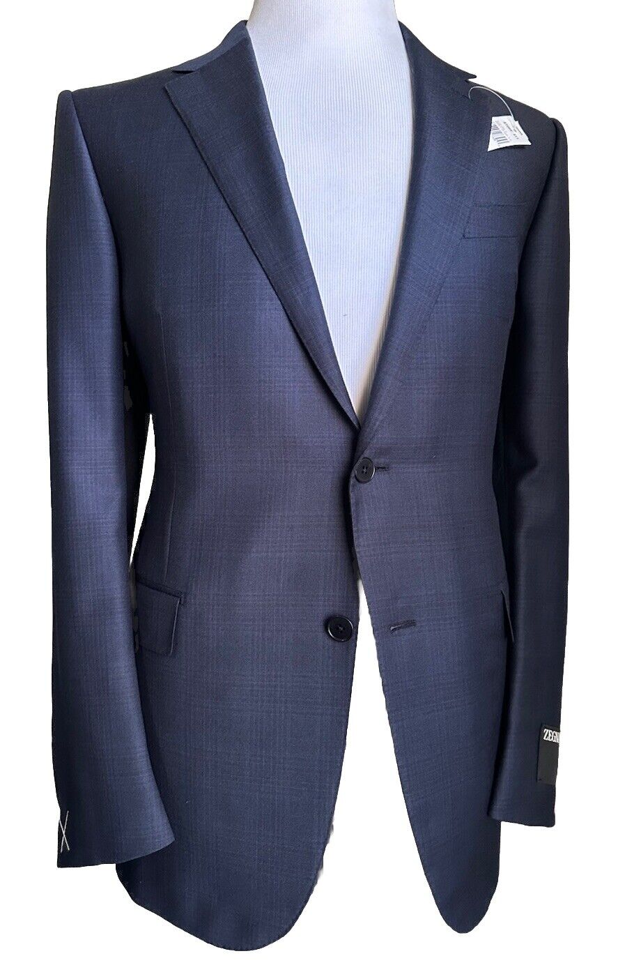 ZEGNA Trofeo Men’s Wool Suit Navy 46R US/56R Eu New $3990