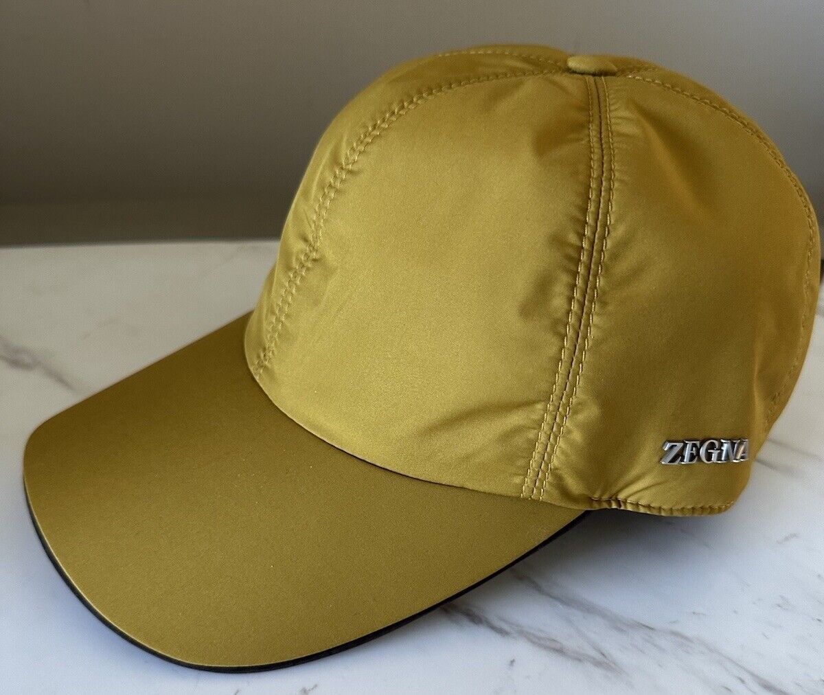 ZEGNA Baseball Hat Yellow Size S New $390