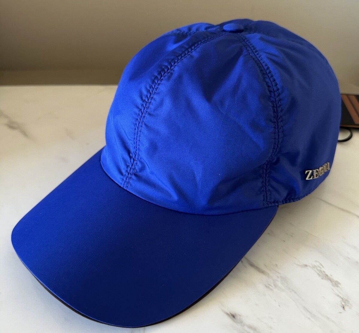 ZEGNA Baseball Hat Blue Size S New $390