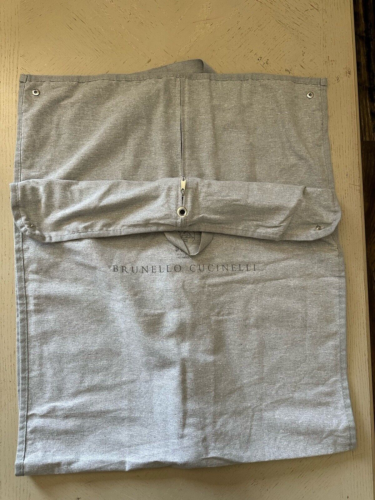 Brand New Brunello Cucinelli Garment Coat Bag Gray