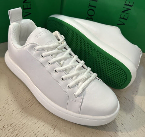 NIB $990 Bottega Veneta Men Leather Sneakers Shoes White 12 US/45 Eu 716198