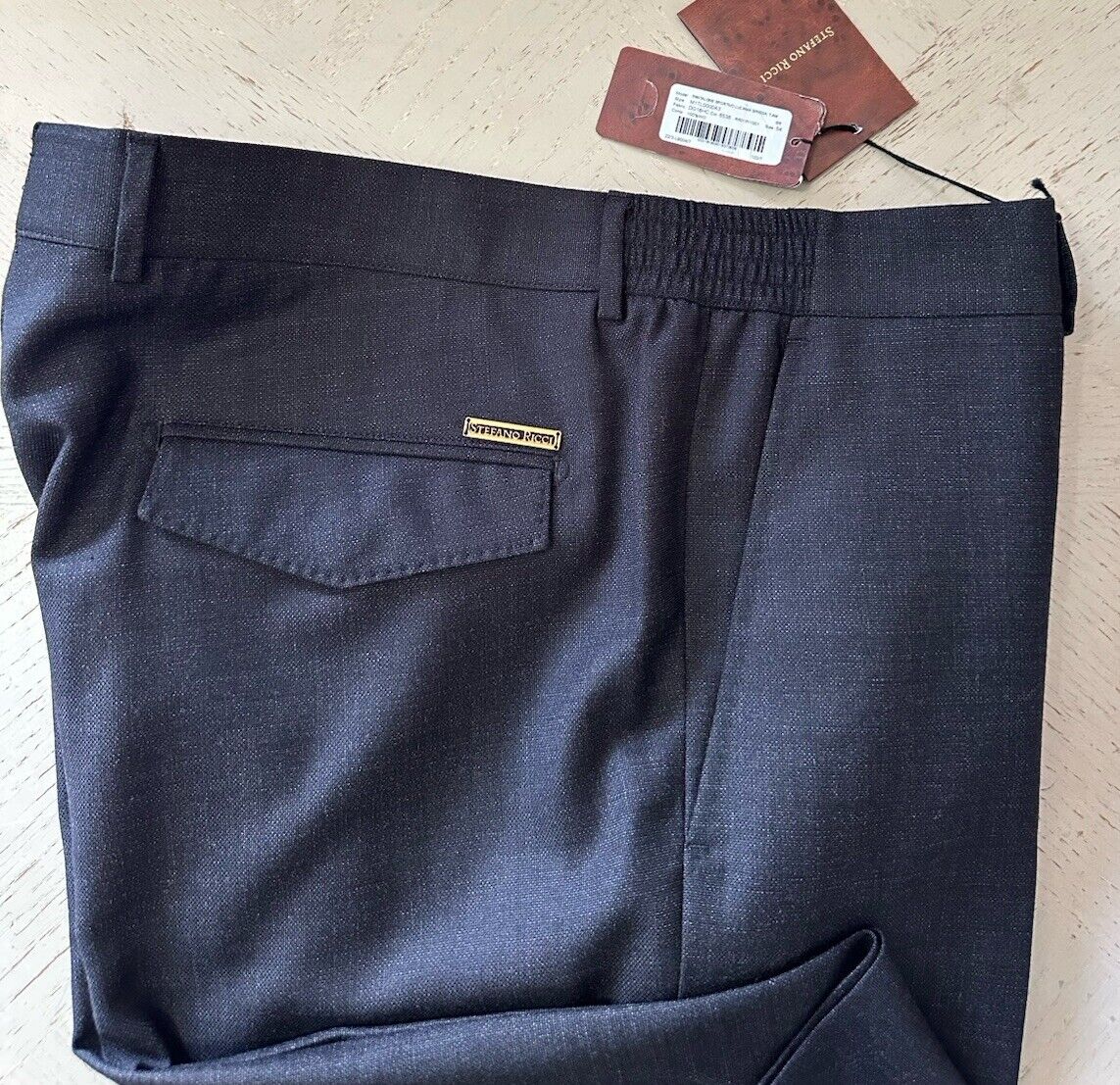 Stefano Ricci Men’s Dress Pants DK Brown US/54 Eu Italy NWT $1200