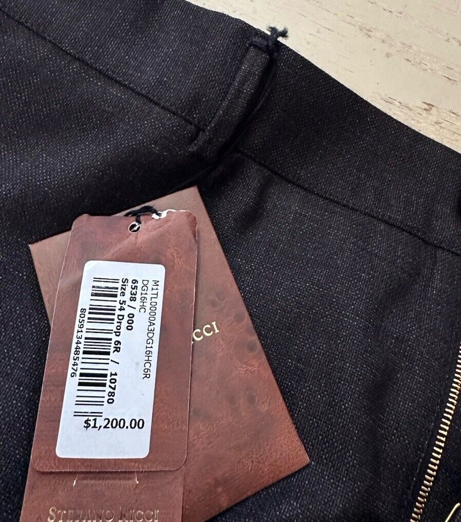 Stefano Ricci Men’s Dress Pants DK Brown US/54 Eu Italy NWT $1200