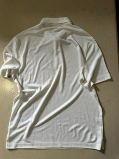 Ermenegildo Zegna Short Sleeve Wool Polo Shirt White Size 48 Eu/S New $795