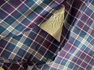 Ermenegildo Zegna Men's Dress Shirt Blue/Multicolor Size S New $695 Italy