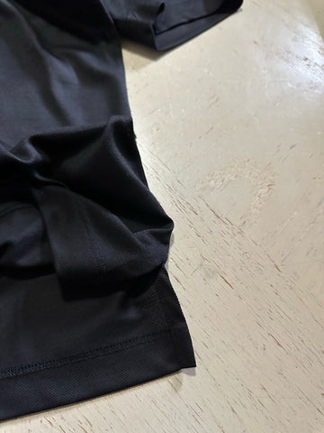 Ermenegildo Zegna Short Sleeve Wool Polo Shirt Black Size 46 Eu/XS New $795