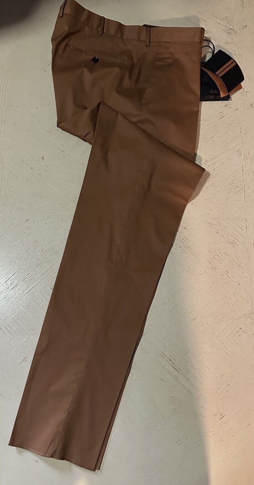 ZEGNA Regular Fit Dress Pants Brown 36 US ( 52 Eu ) New