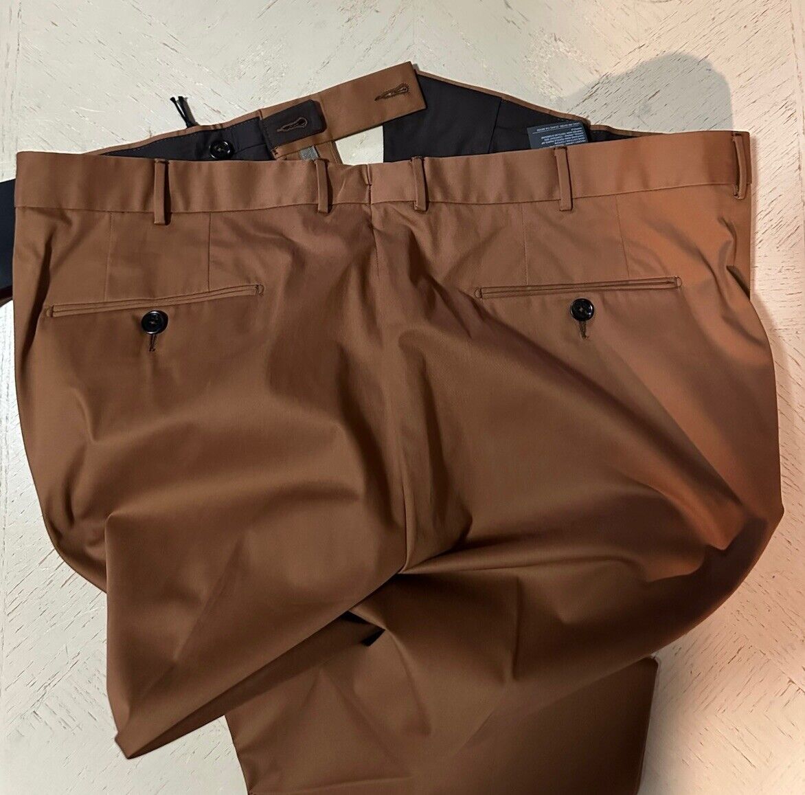 ZEGNA Regular Fit Dress Pants Brown 36 US ( 52 Eu ) New