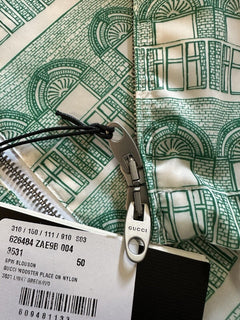 NWT $1900 Gucci Men's Oversized Track Jacket Green/white Size 40 US/50 Eu  Italy
