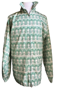 NWT $1900 Gucci Men's Oversized Track Jacket Green/white Size 40 US/50 Eu  Italy