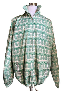 NWT $1900 Gucci Men's Oversized Track Jacket Green/white Size 40 US/50 Eu  Italy