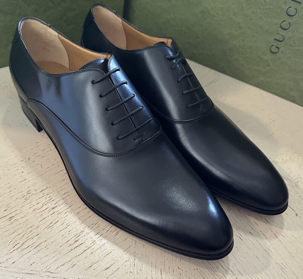 NIB Gucci Men’s Leather Oxford Shoes Black 13.5 US/12.5 UK 719741