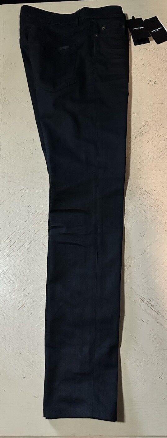 NWT $760 Saint Laurent Men Skinny jeans Pants Black Denim 36 US ( Measured 38 )