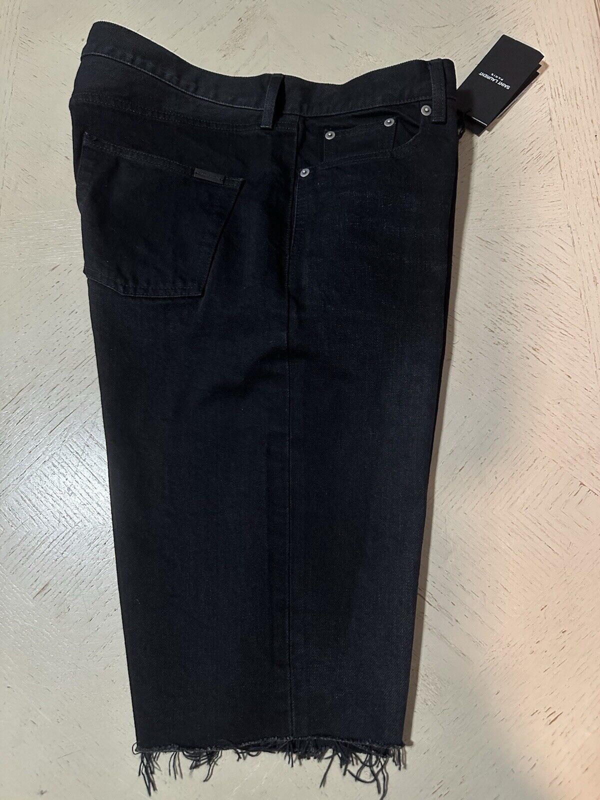 NWT $760 Saint Laurent Men Skinny jeans Pants Black Denim 36 US ( Measured 38 )