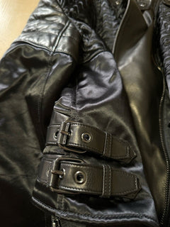 New $7000 TOM FORD Women Leather/Viscose Jacket Black 4 US ( 40 It ) Italy