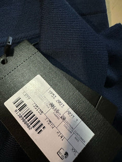 Saint Laurent Men Short Sleeve Wool Polo Shirt Blue XXL New $1290 Italy