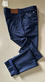 Brunello Cucinelli Men Italian Fit Pants Navy Size 34 US/50 Eu New $995