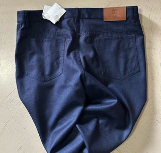 Brunello Cucinelli Men Italian Fit Pants Navy Size 34 US/50 Eu New $995