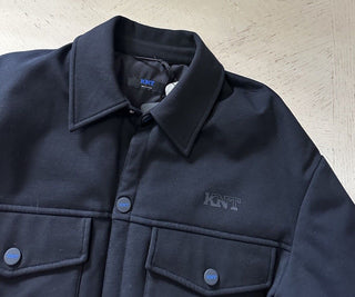 NWT $2975 Kiton KNT Guerriero Long Shirt Jacket Black 40 US/50 Eu Italy