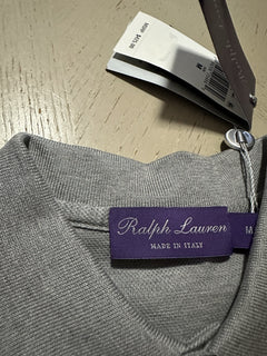 Ralph Lauren Purple Label Men Bear Short Sleeve Polo Shirt Gray M New $495