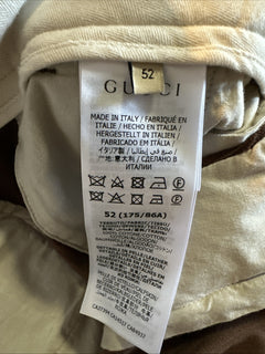 Gucci Men Corduroy Pants DK Brown 36 US ( 52 Eu ) Italy New $1650