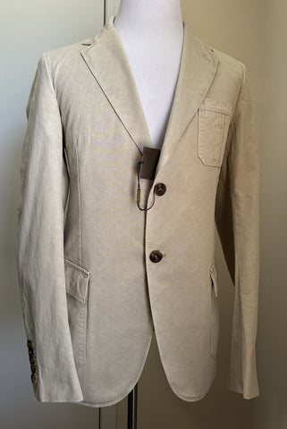 NWT $1580 Gucci Mens Sport Coat Blazer Ivory 40R US/50R Eu Italy