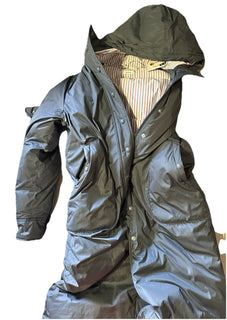 Thom Browne Women  4 Bar Longline Puffer Coat Cray 2 US/38 Eu New $2990