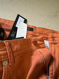 NWT $1195 Kiton Men Slim Fit Jeans Pants Rust 36 US/52 Eu Italy