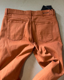 NWT $1195 Kiton Men Slim Fit Jeans Pants Rust 36 US/52 Eu Italy