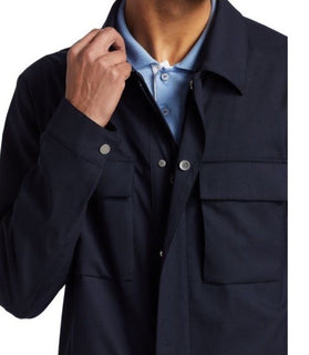 Kiton Men’s Wool-Blend Zip-Front Jacket Navy Size 46 US/56 Eu New $3495