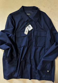 Kiton Men’s Wool-Blend Zip-Front Jacket Navy Size 46 US/56 Eu New $3495