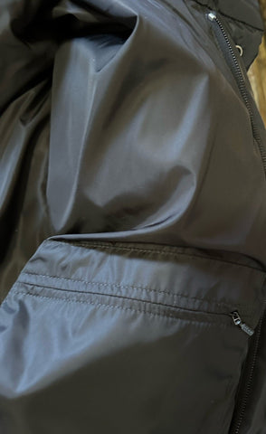 New $2900 Gucci Men’s Light Nylon Puffer Coat Jacket Black 44 US/54 Eu