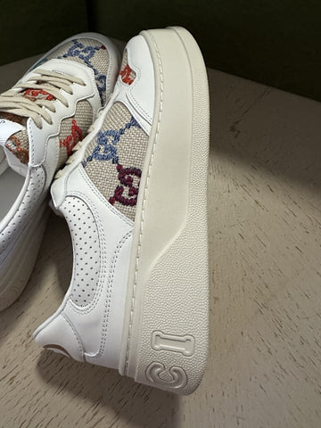 Gucci Women Sneakers White/Multi 10 US/40 Eu 670408 New