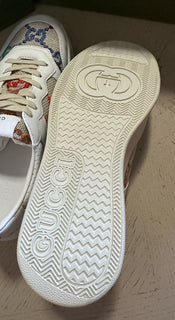 Gucci Women Sneakers White/Multi 10 US/40 Eu 670408 New