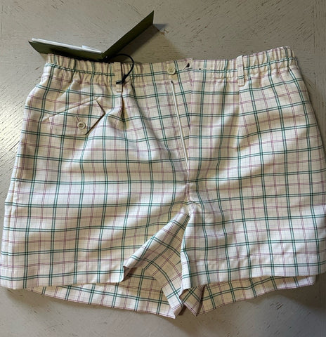 Gucci Mens Drawstring Short Pants Milk/Green Size 34 US/50 Eu New Italy