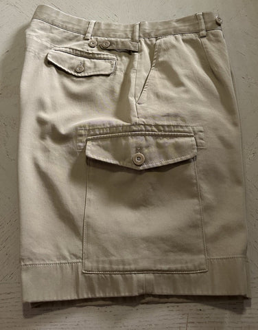 Ralph Lauren Purple Label Men Weston Cotton Cargo Short Tan 36 US/52 Eu New