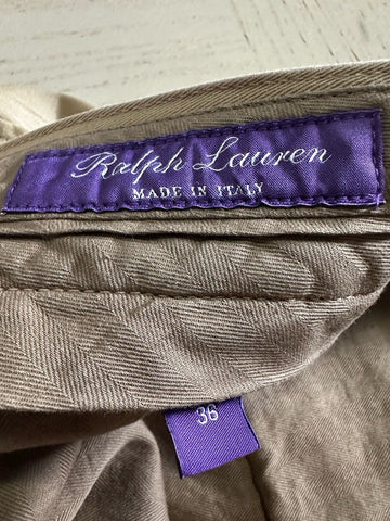 Ralph Lauren Purple Label Men Weston Cotton Cargo Short Tan 36 US/52 Eu New