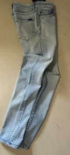 NWT $860 Saint Laurent Men skinny-fit jeans denim 30 US ( Measured 32 )