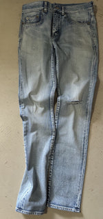 NWT $860 Saint Laurent Men skinny-fit jeans denim 30 US ( Measured 32 )