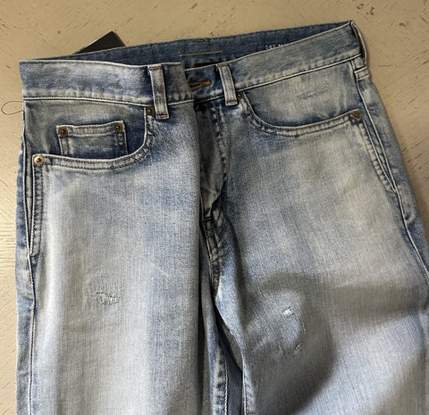 NWT $860 Saint Laurent Men skinny-fit jeans denim 30 US ( Measured 32 )
